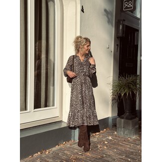 Ze-Ze Ze-Ze Hellen panterprint dress