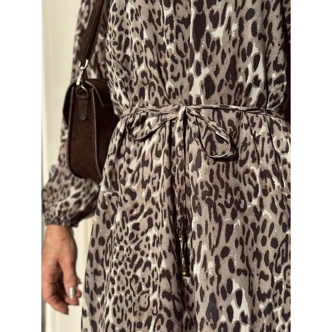 Ze-Ze Ze-Ze Hellen panterprint dress
