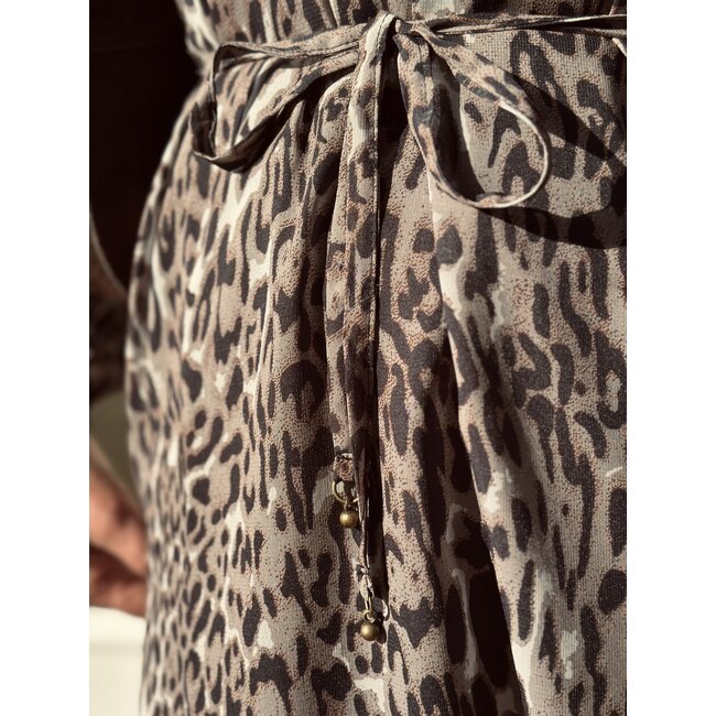 Ze-Ze Ze-Ze Hellen panterprint dress