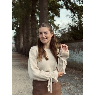 Maartje knitted sweater beige