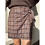 Soofje skirt bordeaux red/blue