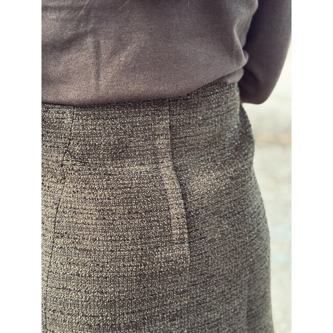 Juline skirt brown glitter