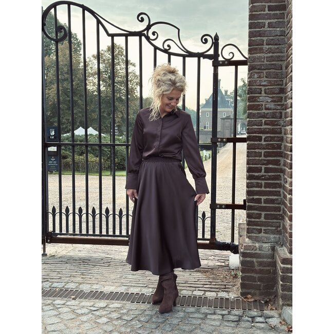 Elvira Elvira Hannah blouse dark brown
