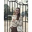 Celina sweater offwhite/brown stripes
