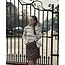 Celina sweater offwhite/brown stripes