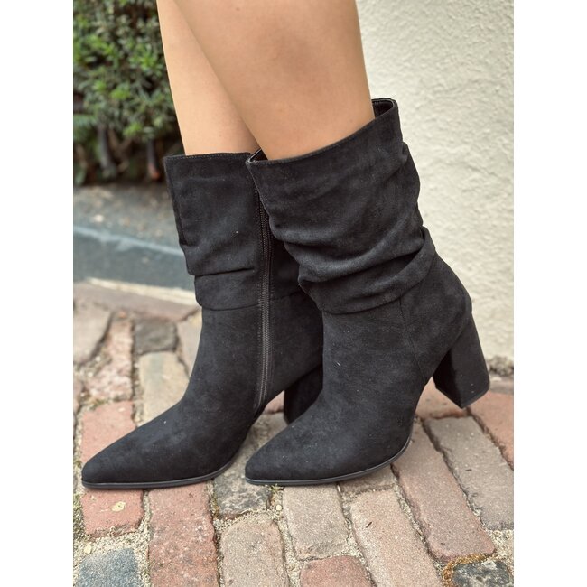 Maurene suède heels black