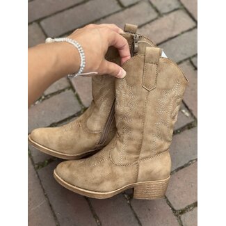 Livia high cowboy boots camel