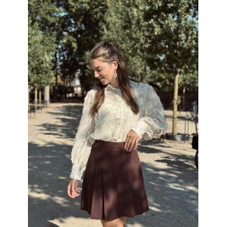 Milana skirt wine red