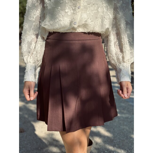 Milana skirt wine red