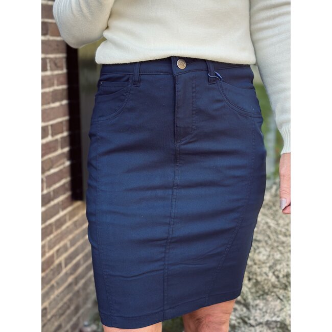 Ze-Ze Ze-Ze Lara skirt marine blue