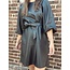 Smashed Lemon Smashed Lemon Lola leather look dress black