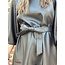 Smashed Lemon Smashed Lemon Lola leather look dress black