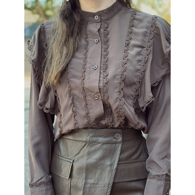 Nadiene blouse brown