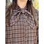 Maralie blouse dress brown/beige print