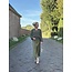 Smashed Lemon Smashed Lemon Linde long satin skirt army green