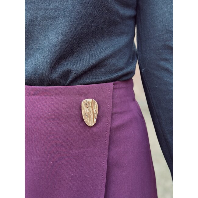 Nouraly skirt bordeaux red