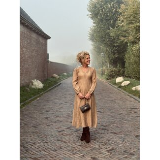 Mara long dress camel