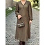 Mara long dress army green