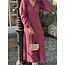 Mara long dress dark pink