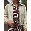 Smashed Lemon Smashed Lemon Myrina leather look jacket beige