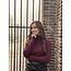 Roanne turtleneck bordeaux red