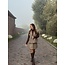Dialla gilet camel/black print One Size