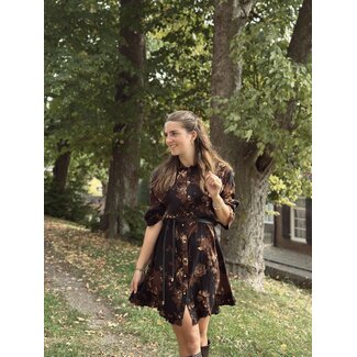 Ze-Ze Ze-Ze Sandra dress flower print black