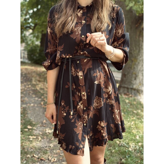 Ze-Ze Ze-Ze Sandra dress flower print black