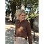 Emarly jacket suède brown