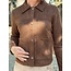 Emarly jacket suède brown