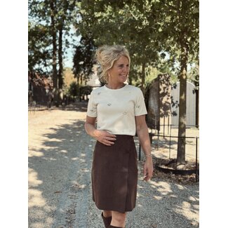 Hilda skirt suède brown