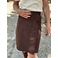 Hilda skirt suède brown