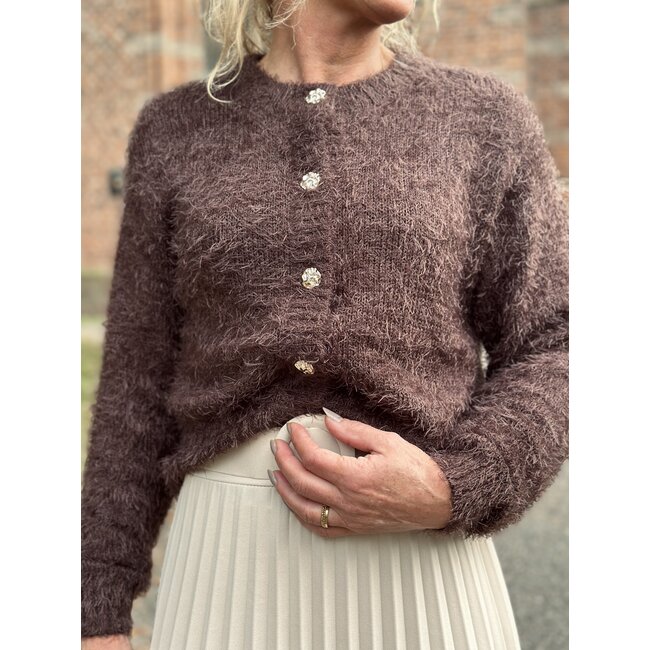 Ze-Ze Ze-Ze Jellien cardigan brown