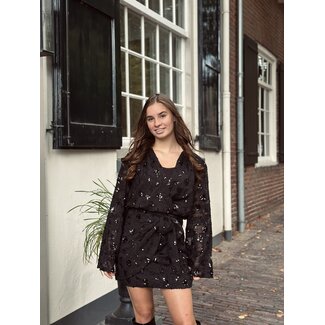 Esmee dress glitter dress black