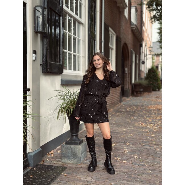 Esmee dress glitter dress black