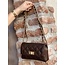 Roos bag leather look brown
