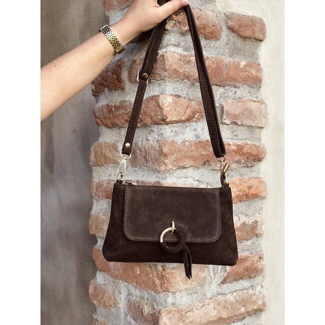 Yaraly suède bag brown