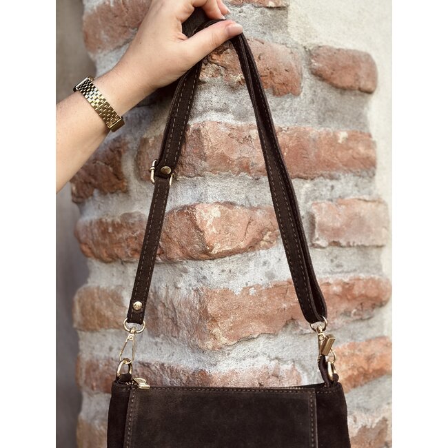 Yaraly suède bag brown