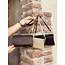 Marly leather look bag brown