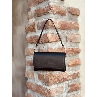 Marly leather look bag black