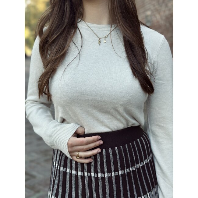 Hiske sweater beige