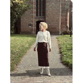 Izabella long skirt brown