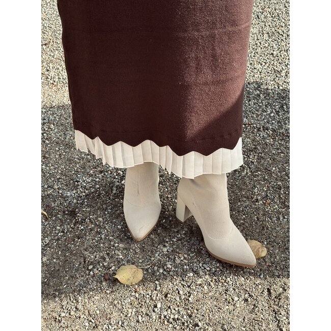Izabella long skirt brown