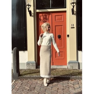 Izabella long skirt beige