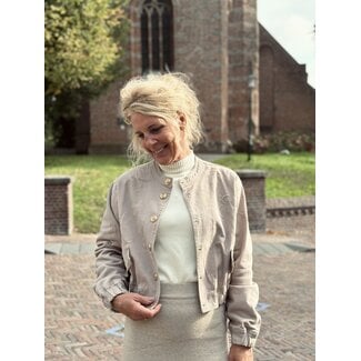 Elvira Elvira Jenny bomber jacket beige