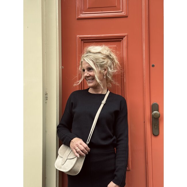 Kylene set sweater + skirt black