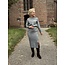 Rosita set sweater + skirt grey One Size