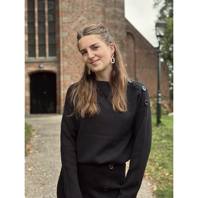 Rosita set sweater + skirt black One Size