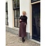 Thara long skirt bordeaux red