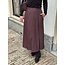 Thara long skirt bordeaux red